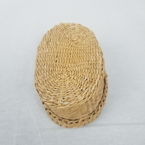 Set of three vintage wicker baskets - Picture 11 of 15